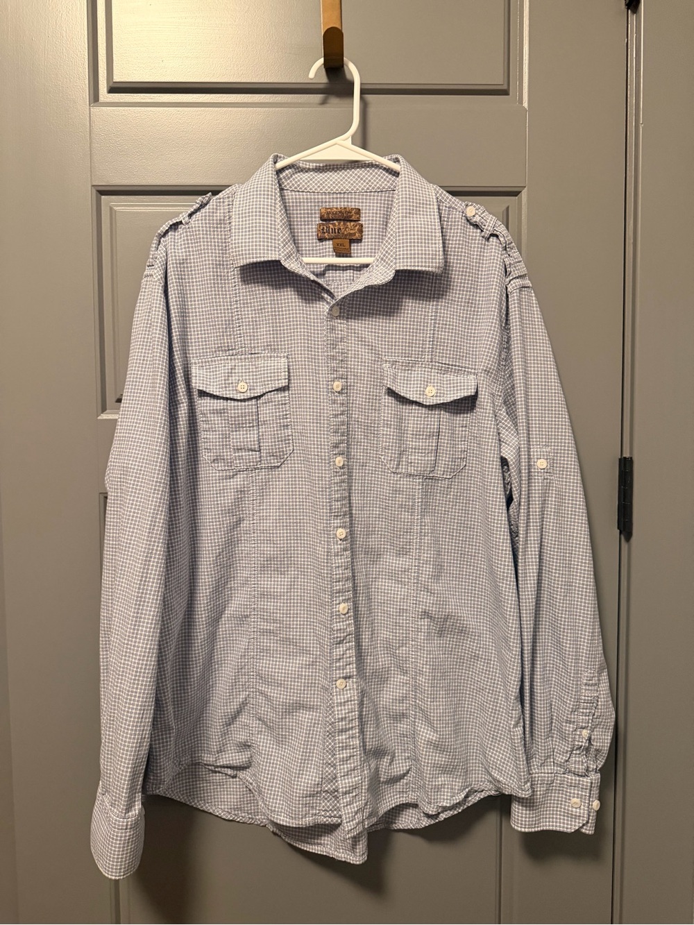 Pronto Uomo BLUE Mens Shirt 2X Modern Fit